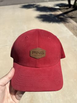 Ping Golf Hats w/ Leather Strap