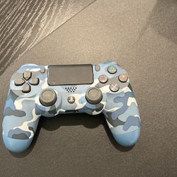 Blue Camo PS4 Remote Used