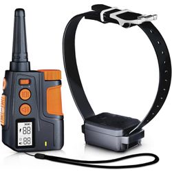 Dog Training Collar with Remote Control - 3/4 Mile Range, Waterproof, Rechargeable