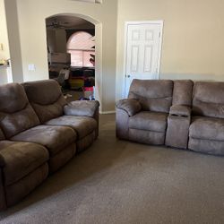 Ashley Sofa And Love Seat 
