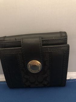 Coach leather wallet