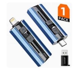 1TB USB Flash Drive Intended for iPhone,iPad, android, PC, Plug&Play, No App Required (1pack,blue)