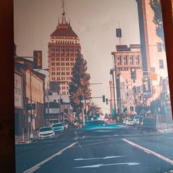 Canvas Of Downtown Fresno