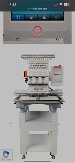 Avance Embroidery Machine And Moore
