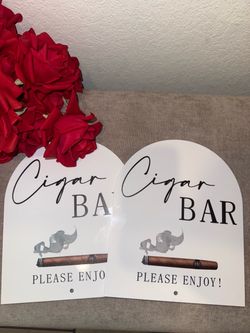 Cigar Bar Signs 🥃