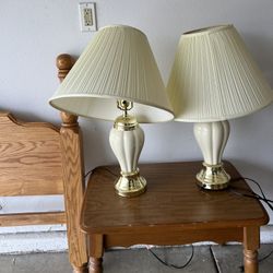 End tables, Lamps, Corner Stand