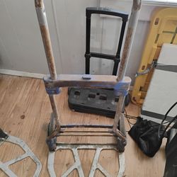 Folding Dolly Big Wheels Aluminum Frame