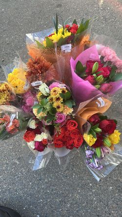 Flowers for sale $5 each bundle