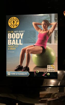 Golds Gym 55cm Body Ball With Air Pump