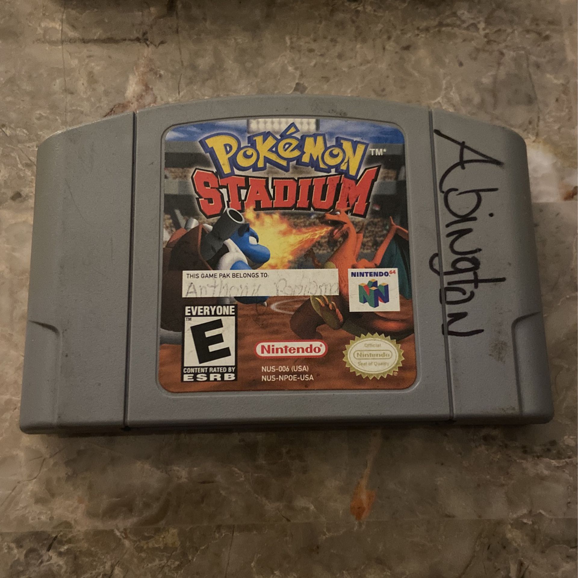 Nintendo 64 Pokémon Stadium Game Cartridge 