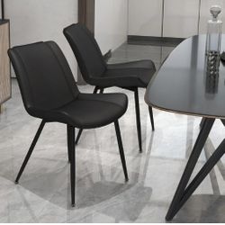 BLACK PU LEATHER DINING CHAIR 💥25.00 EACH DINING CHAIR 💥👍BRAND NEW NEVER USE 💥 
