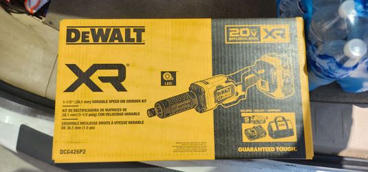 Dewalt 
20V MAX Brushless Die Grinder with (2) 5.0 Ah Batteries & Charger (New)