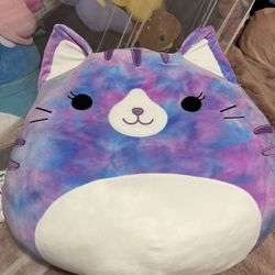 Purple Cat Jumbo Squishmallow