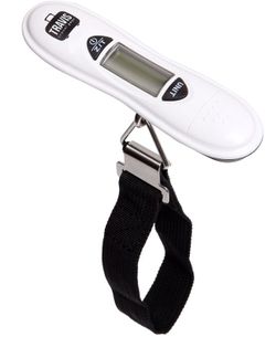 Travis Travel Digital Luggage Scale with Ergonomic and Portable Design, white. New In The Box!