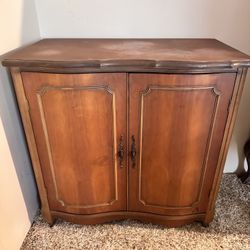 Mid Century Modern Record Storage / Table