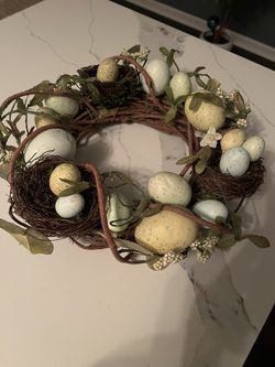 Easter Egg Nest Wreath