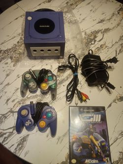 Nintendo GameCube with game and controller's