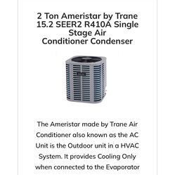 A/C System New Units Installed Or Delivered Leftover ‘23 Units For 1/2 Price 