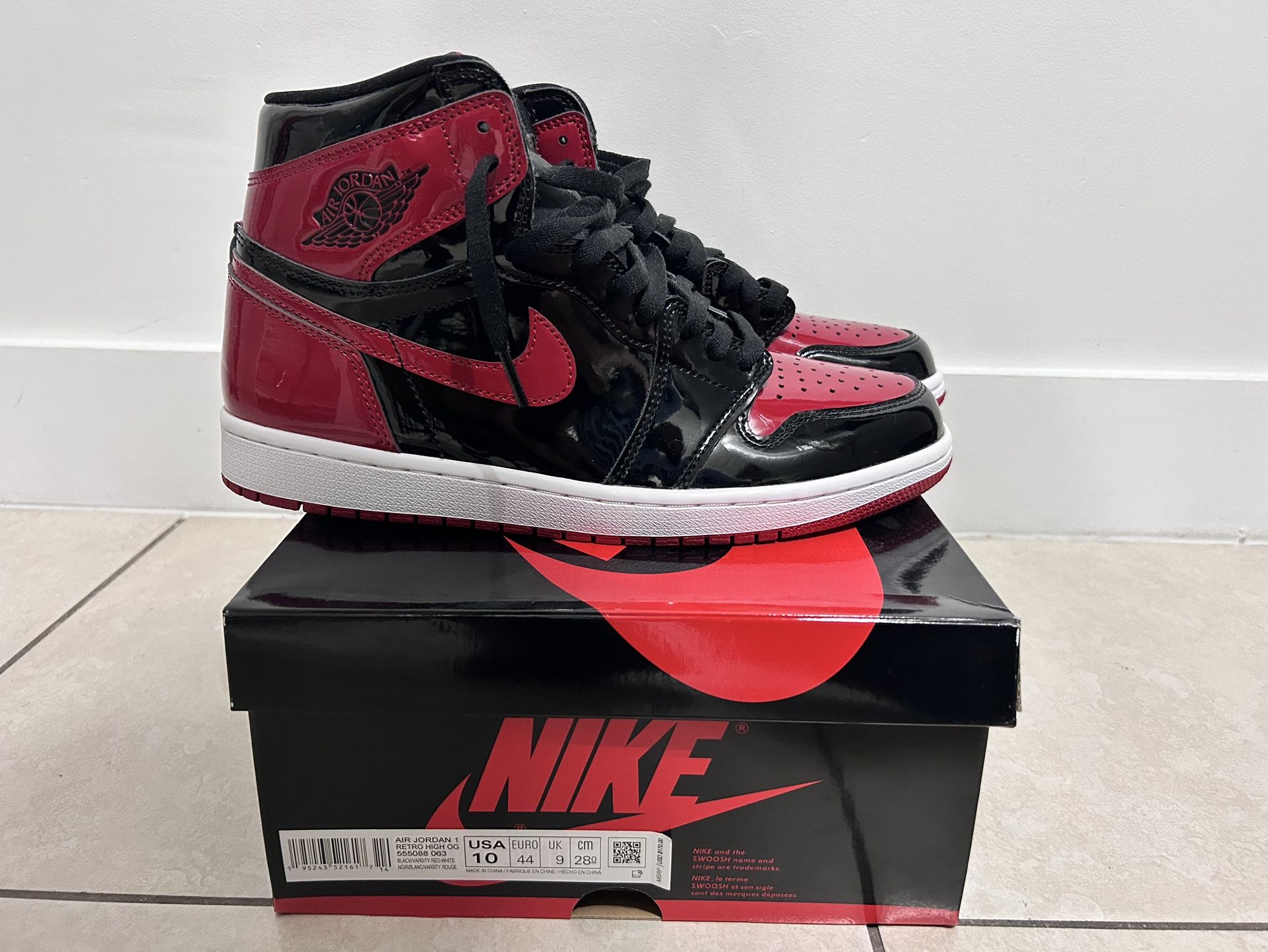 Jordan 1 Retro High OG Patent Bred