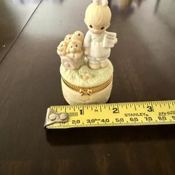 Two Precious Moment Trinket Boxes