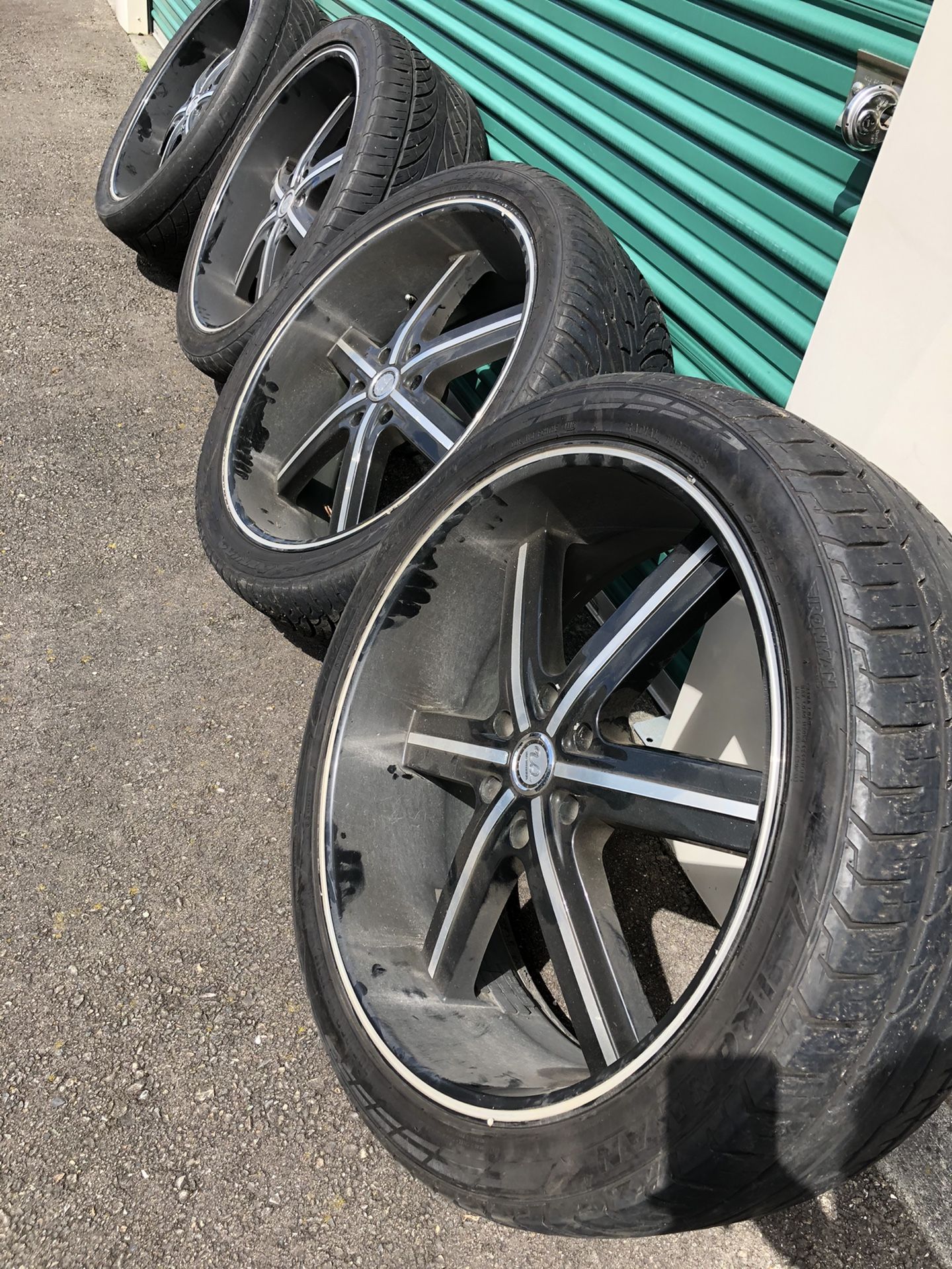 24in 6lug rims and tires for Sale in Tacoma, WA - OfferUp