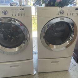 WASHER AND DRYER ELECTRIC SET GOOD CONDITION FREE DELIVERY 🚚 