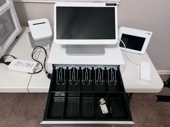 Like New Functional Business White Clover POS System