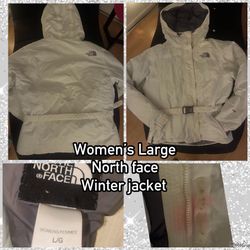 Women’s Large North face Winter Jacket $35