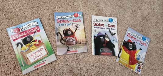 Kids paperback books Splat the Cat