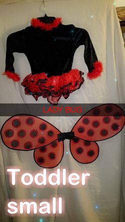 Toddler girls ladybug costume