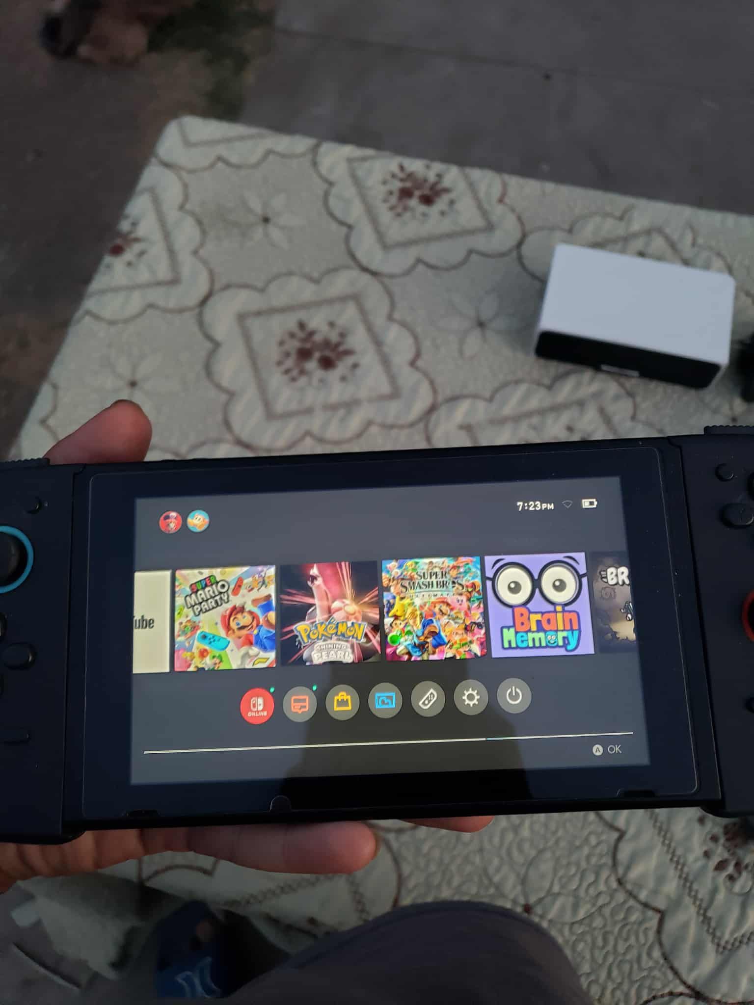 $40! Per Game. It come with Games installed Nintendo Switch 2020 V2 128GB, with dock, charger, case $200!. 6 x $40! Is $240! On games i can do $380! A