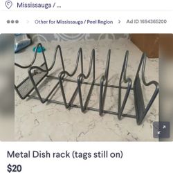 2 Heavy Metal Dish Racks