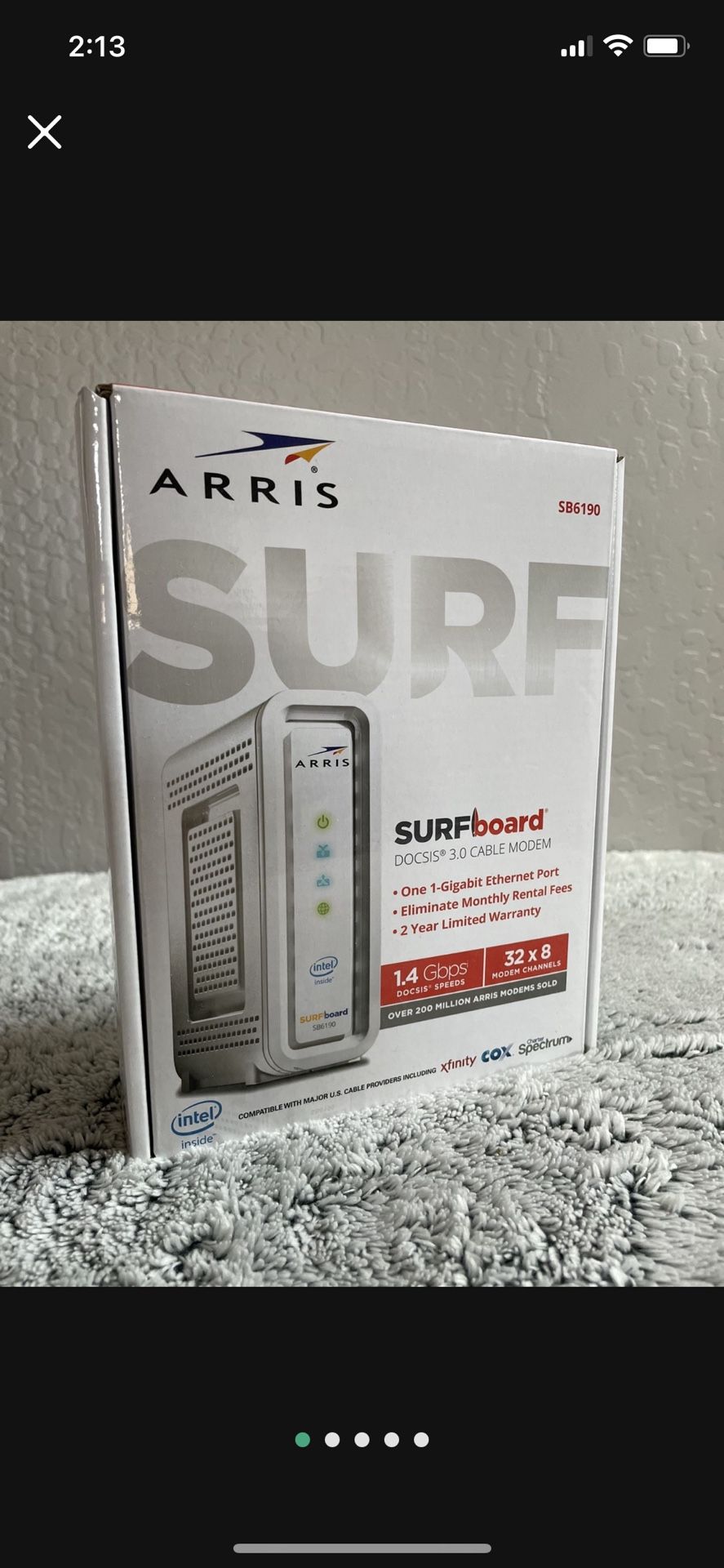 Arris SurfBoard DOCSIS 3.0 Cable Modem