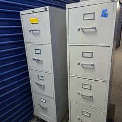 Letter Size Metal File Cabinet Some Scratches 