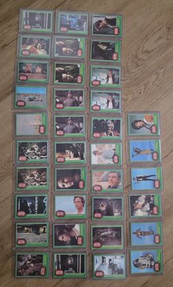 1977 Topps Star Wars Series 4 Green Border Cards #199–263 – Near Complete Set w/ Extras