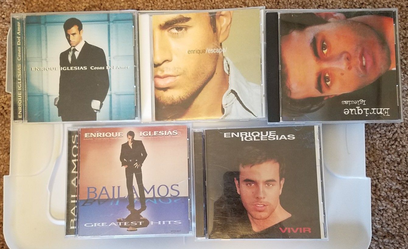 Enrique Iglesias cd's