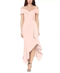 XSCAPE

Off-The-Shoulder Fit & Flare Dress

Women's Size 4P