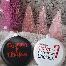 Christmas Custom Made Ornaments