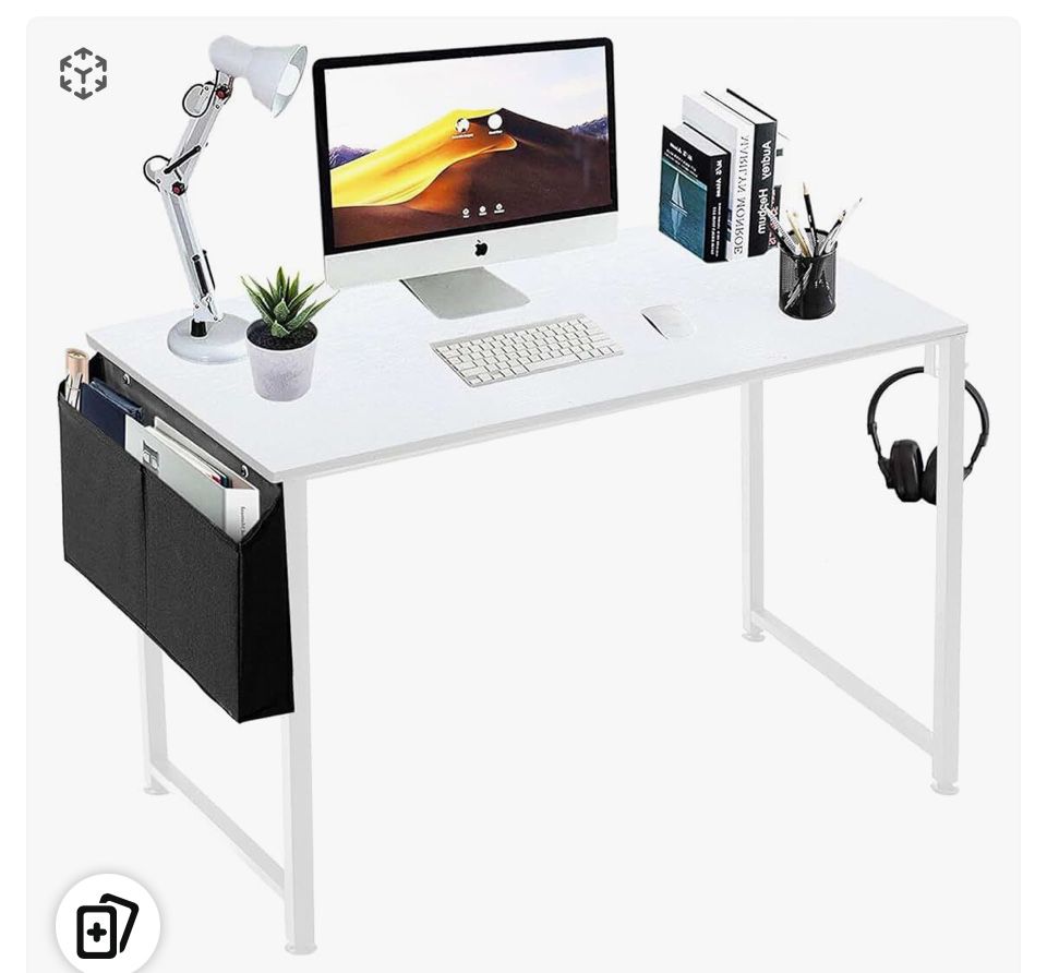 Study Computer Desk 31" Home Office Writing Small Desk, Modern Simple Style Pc Table