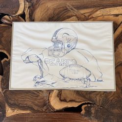 Artwork Football Framed 