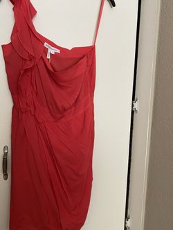 BCBG Off The Shoulder Red Dress
