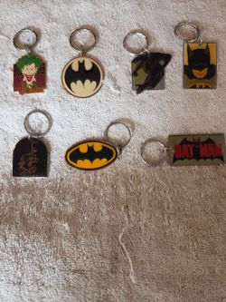 Vintage batman keychains