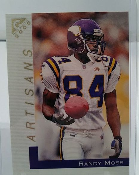 Randy Moss 2000 Topps Gallery Artisan (The art Of Collecting) #138
