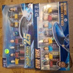 Two Sets Of Pez Star Trek Collection Series 