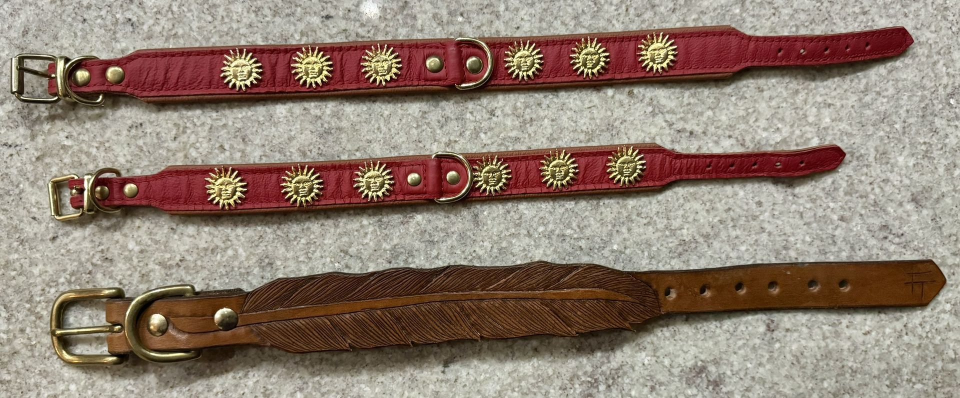 LEATHER DOG COLLARS