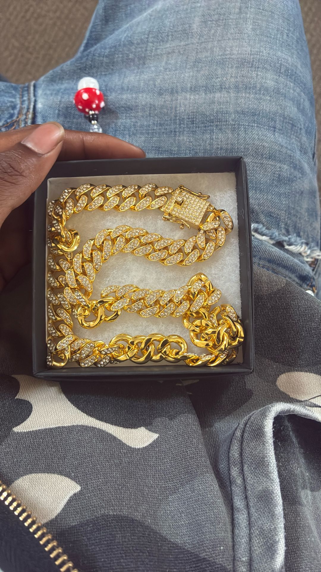 Moissanite Cuban Link Chain