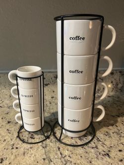 Coffee mugs and espresso cups