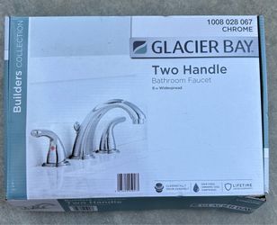 Glacier Bay Two Handle Bathroom Faucet Chrome