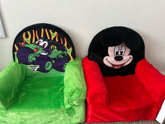 35$ for 2 one seater plush toddler seat