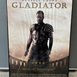 ‘GLADIATOR’ Original Movie Poster 39”x 26” Framed